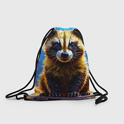 Рюкзак-мешок Росомаха в искрах, цвет: 3D-принт