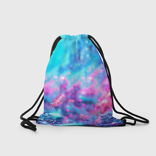 Мешок для обуви Песец в неоновом свете / 3D-принт – фото 2