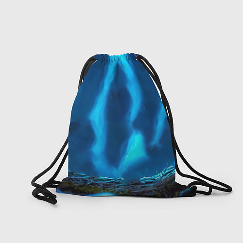 Мешок для обуви Опоссум в синей туманности / 3D-принт – фото 2