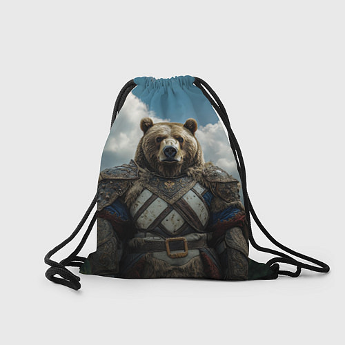 Мешок для обуви Русский медведь воин / 3D-принт – фото 2