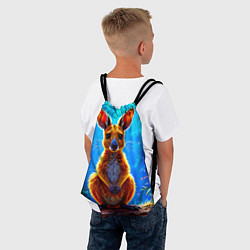 Рюкзак-мешок Кенгуру в джунглях, цвет: 3D-принт — фото 2