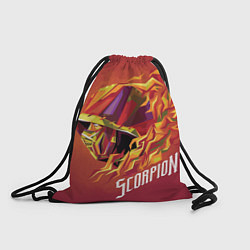 Рюкзак-мешок Мортал Комбат - Скорпион, цвет: 3D-принт