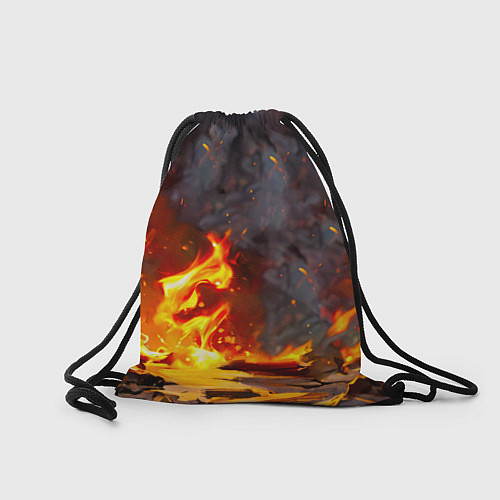 Мешок для обуви Опоссум в огне / 3D-принт – фото 2