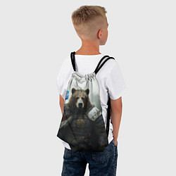 Рюкзак-мешок Великан Руси медведь, цвет: 3D-принт — фото 2