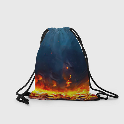 Мешок для обуви Пеликан в огне / 3D-принт – фото 2