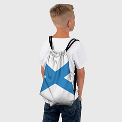 Рюкзак-мешок Военно-морской флот: Андреевский флаг, цвет: 3D-принт — фото 2