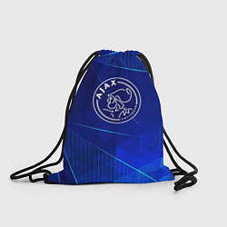 Рюкзак-мешок Ajax blue poly, цвет: 3D-принт