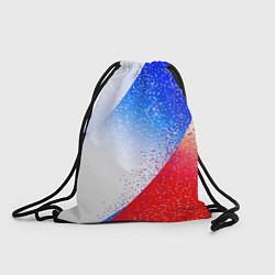 Рюкзак-мешок Цвета флага России абстрактный, цвет: 3D-принт