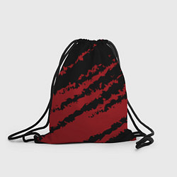 Рюкзак-мешок The color is red and black, цвет: 3D-принт