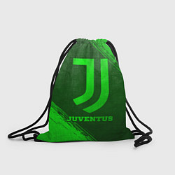Рюкзак-мешок Juventus - green gradient, цвет: 3D-принт