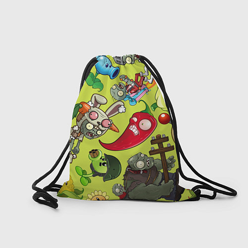 Мешок для обуви Растения против зомби с героями / 3D-принт – фото 2