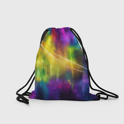 Мешок для обуви Человек - паук радужные краски / 3D-принт – фото 2