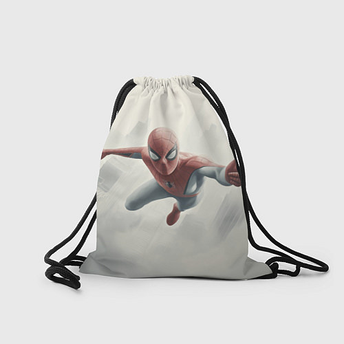 Мешок для обуви Человек паук в полете / 3D-принт – фото 2