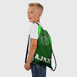 Рюкзак-мешок Ajax - green gradient по-центру, цвет: 3D-принт — фото 2