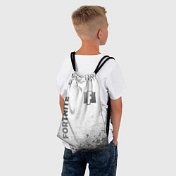Рюкзак-мешок Fortnite - white gradient вертикально, цвет: 3D-принт — фото 2