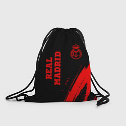 Рюкзак-мешок Real Madrid - red gradient вертикально, цвет: 3D-принт
