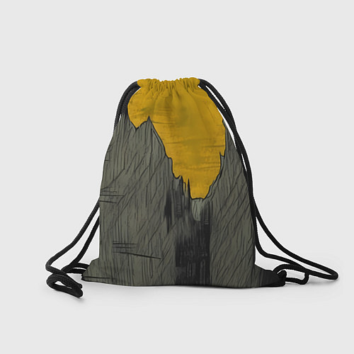 Мешок для обуви Человек-паук желто-черный стиль / 3D-принт – фото 2