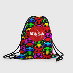 Рюкзак-мешок NASA smile, цвет: 3D-принт