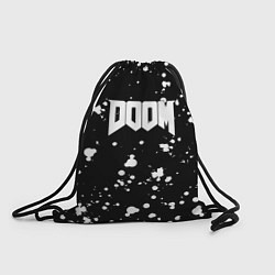 Рюкзак-мешок Doom белые краски всплеск, цвет: 3D-принт