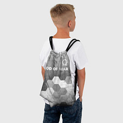 Рюкзак-мешок God of War - grey gradient посередине, цвет: 3D-принт — фото 2