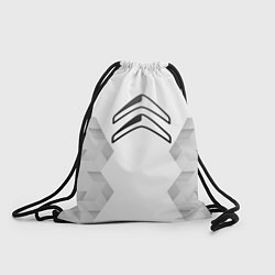 Рюкзак-мешок Citroen white poly, цвет: 3D-принт