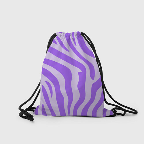 Мешок для обуви Лавандовый тигровый паттерн / 3D-принт – фото 2