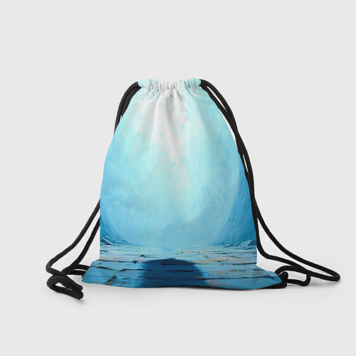 Мешок для обуви Боксерская груша на синем / 3D-принт – фото 2