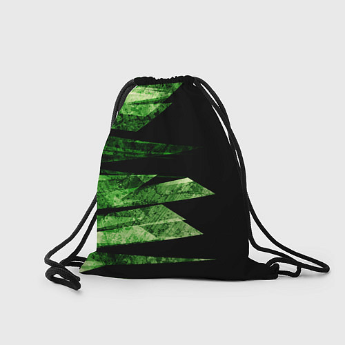 Мешок для обуви Color green black / 3D-принт – фото 2