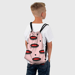 Рюкзак-мешок Круги маркер - паттерн, цвет: 3D-принт — фото 2