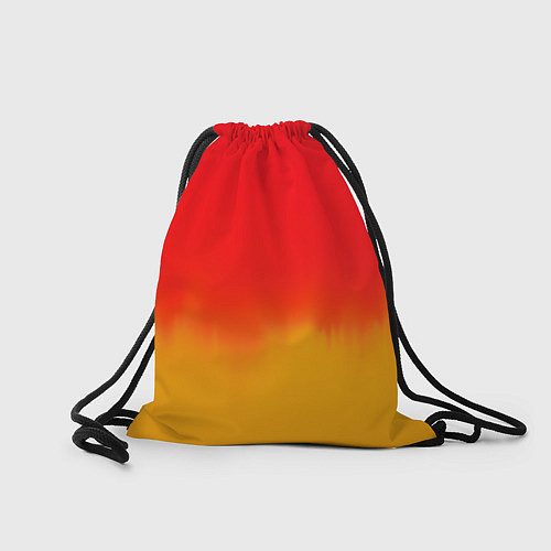 Мешок для обуви Абстракция с красным и желтым / 3D-принт – фото 2