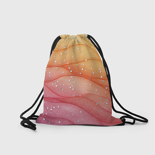 Мешок для обуви Inzoi кошечка на блестящем фоне / 3D-принт – фото 2