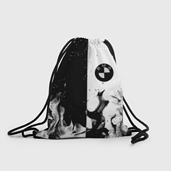 Рюкзак-мешок BMW black fire, цвет: 3D-принт