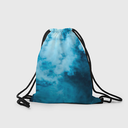 Мешок для обуви Бодибилдер в синем дыму / 3D-принт – фото 2