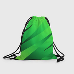 Мешок для обуви Сочный зелёный абстрактные полосы