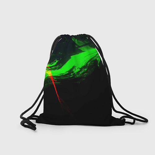 Мешок для обуви Color black green red / 3D-принт – фото 2