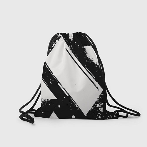 Мешок для обуви Color black white / 3D-принт – фото 2