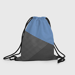 Мешок для обуви Сине-серый геометричный