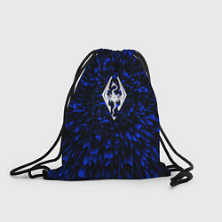 Мешок для обуви Skyrim blue energy