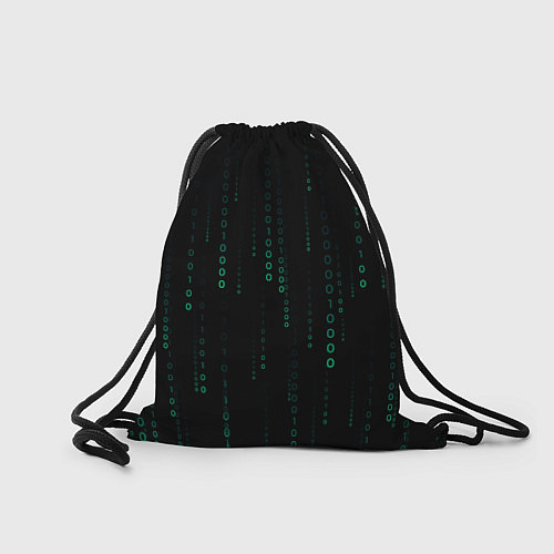 Мешок для обуви Color black turquoise / 3D-принт – фото 2