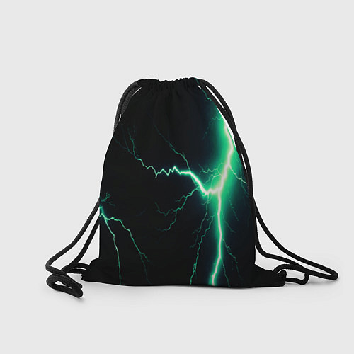 Мешок для обуви Lightning turquoise / 3D-принт – фото 2
