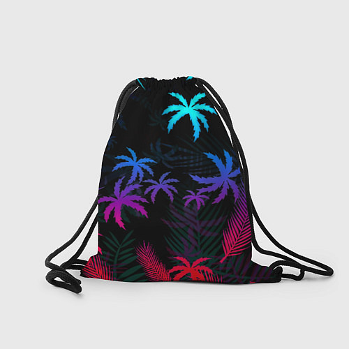 Мешок для обуви Starfield неоновые тропики / 3D-принт – фото 2