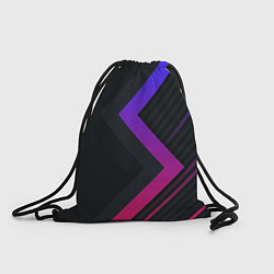 Мешок для обуви Color black line