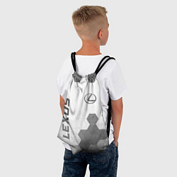 Рюкзак-мешок Lexus - white gradient вертикально, цвет: 3D-принт — фото 2