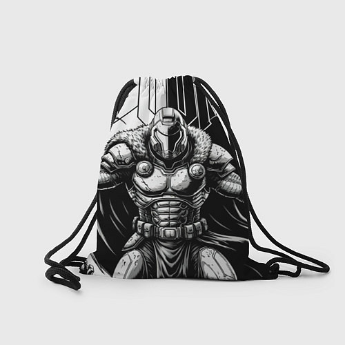 Мешок для обуви Doom guy and demons / 3D-принт – фото 2