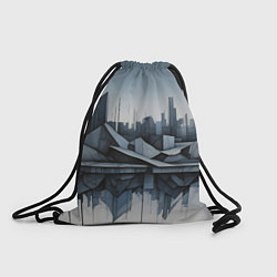 Рюкзак-мешок Небоскребы и скалы, цвет: 3D-принт