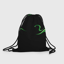 Мешок для обуви The color is light green abstraction