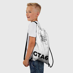 Рюкзак-мешок GTA6 - white gradient по-центру, цвет: 3D-принт — фото 2