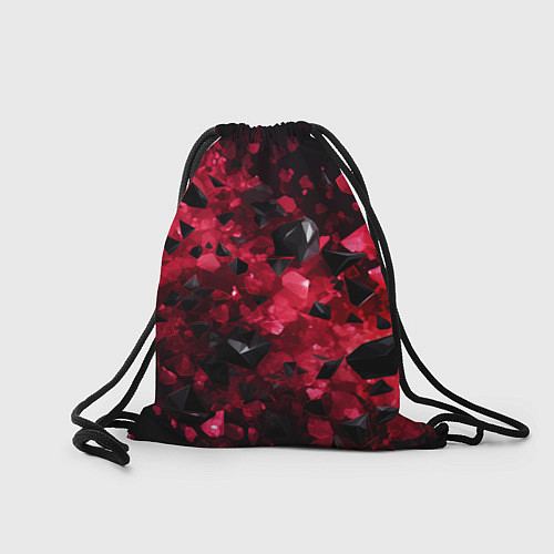 Мешок для обуви Россия - герб на текстуре / 3D-принт – фото 2