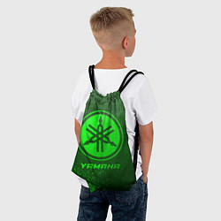 Рюкзак-мешок Yamaha - green gradient, цвет: 3D-принт — фото 2
