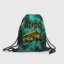 Мешок для обуви Автобус ACDC в молнии